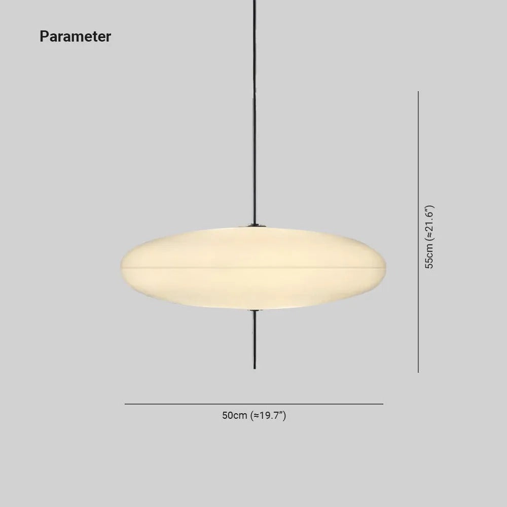 Quor Nordic Modern Oval Single Pendant Light - Neutral Decor