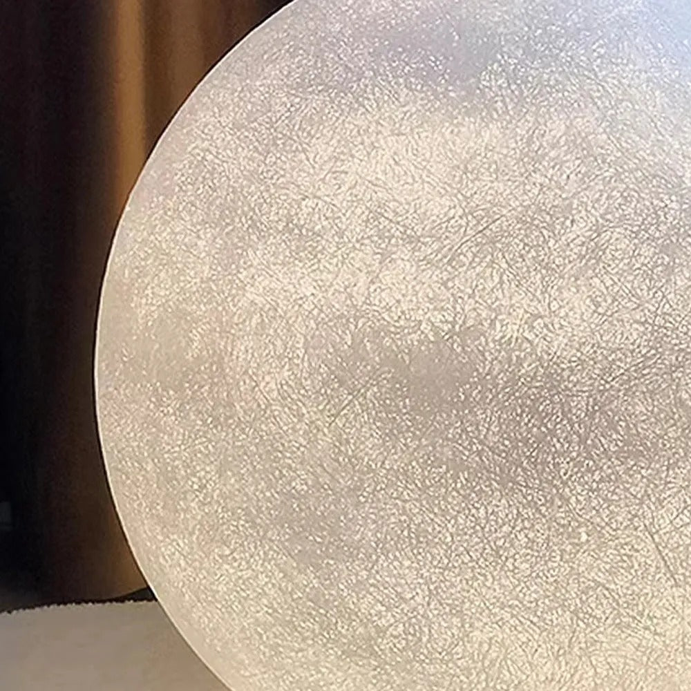 Mira Modern Decorative Dream Floor Lamp, Moon Globe, Resin, Bedroom - Neutral Decor