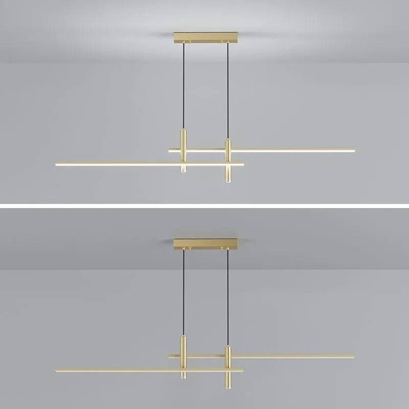 Prym Pendant Light Modern Linear Dining Room - Neutral Decor