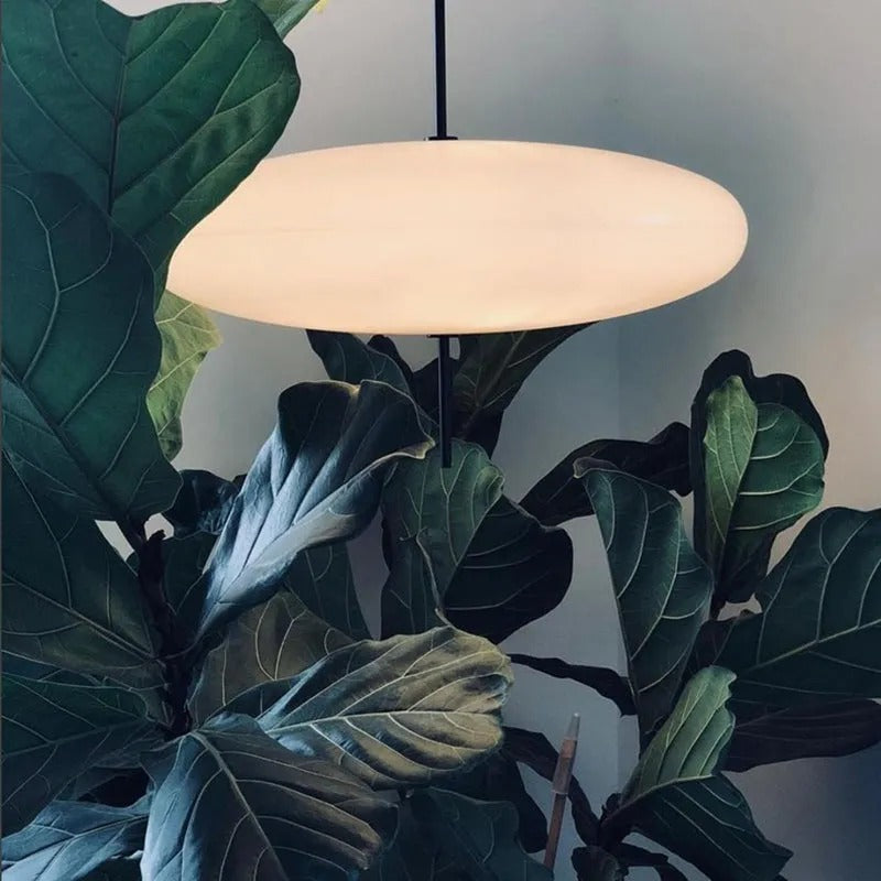 Quor Nordic Modern Oval Single Pendant Light - Neutral Decor