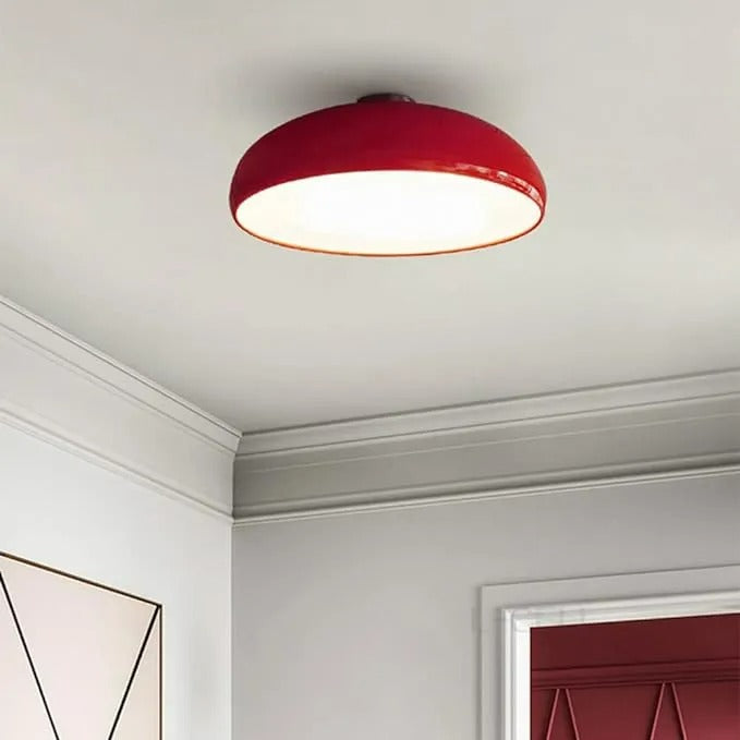 Valentina Vintage LED Flush Mount Ceiling Light Metal Bedroom/Living Room - Neutral Decor