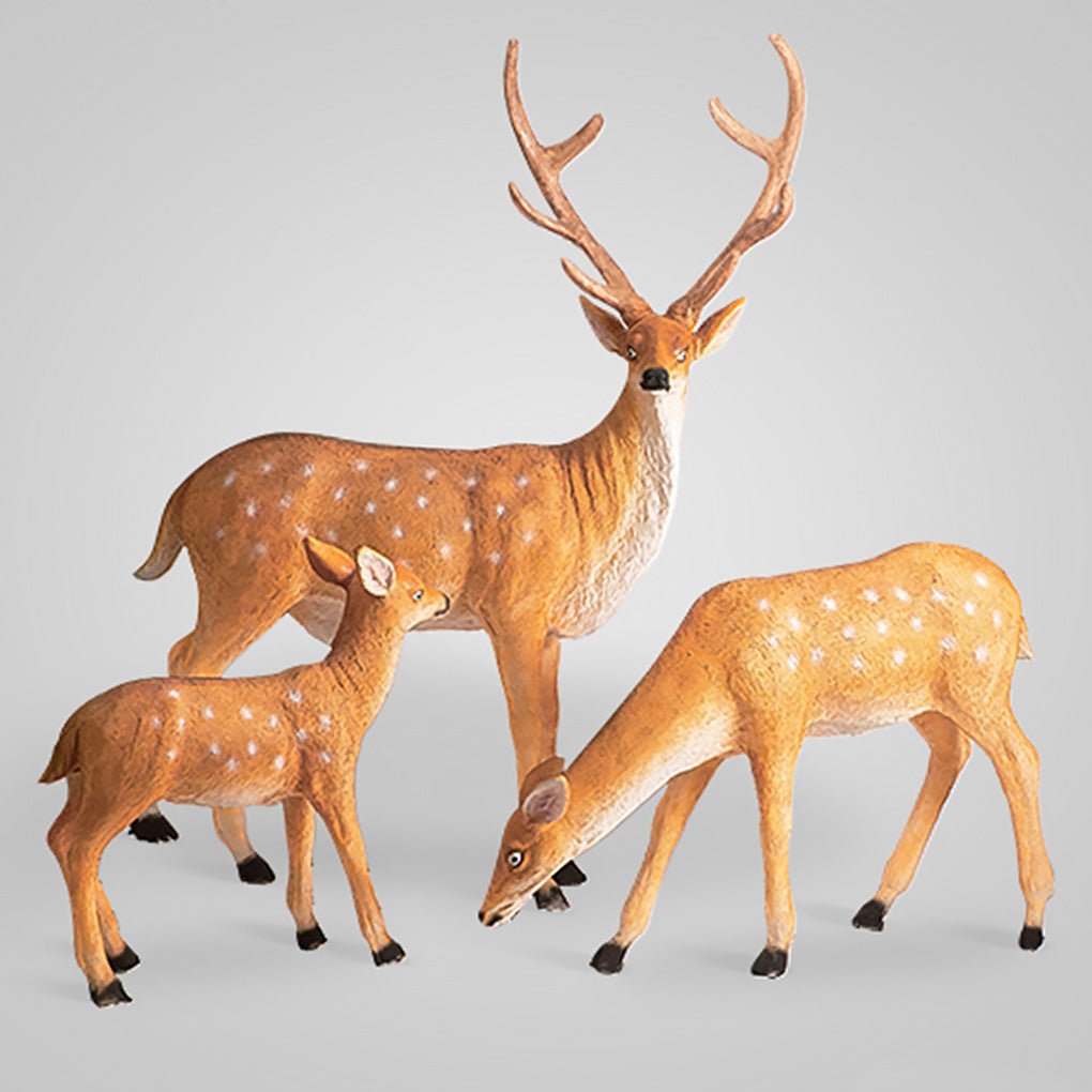 Prosperous Landscape Animal Resin Outdoor Lawn Lights