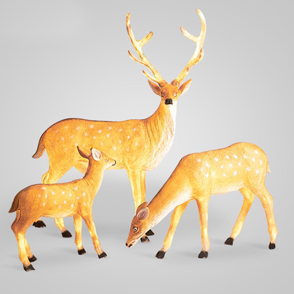 Prosperous Landscape Animal Resin Outdoor Lawn Lights