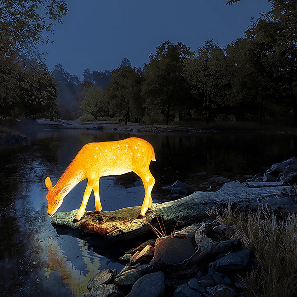 Prosperous Landscape Animal Resin Outdoor Lawn Lights
