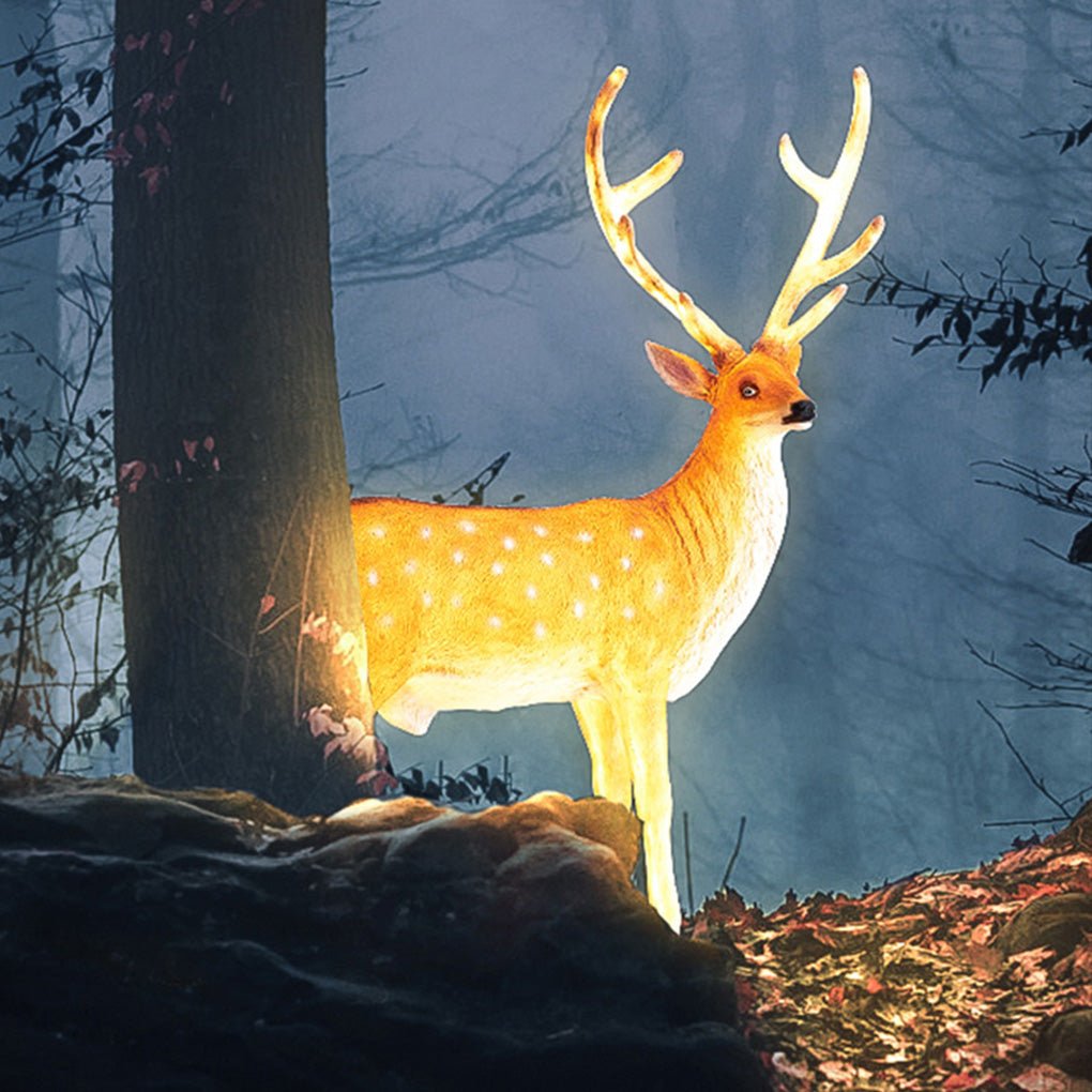 Prosperous Landscape Animal Resin Outdoor Lawn Lights