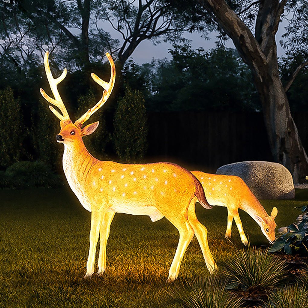 Prosperous Landscape Animal Resin Outdoor Lawn Lights