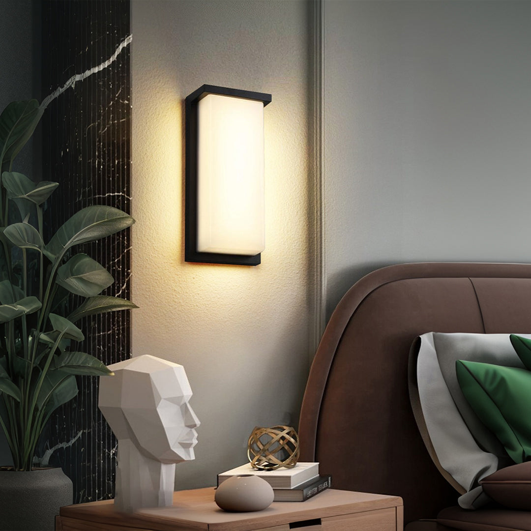 Heather LED Rectangular Die-Cast Outdoor Sconce