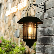 Udol Industrial Style Solar LED Outdoor Wall Lamp