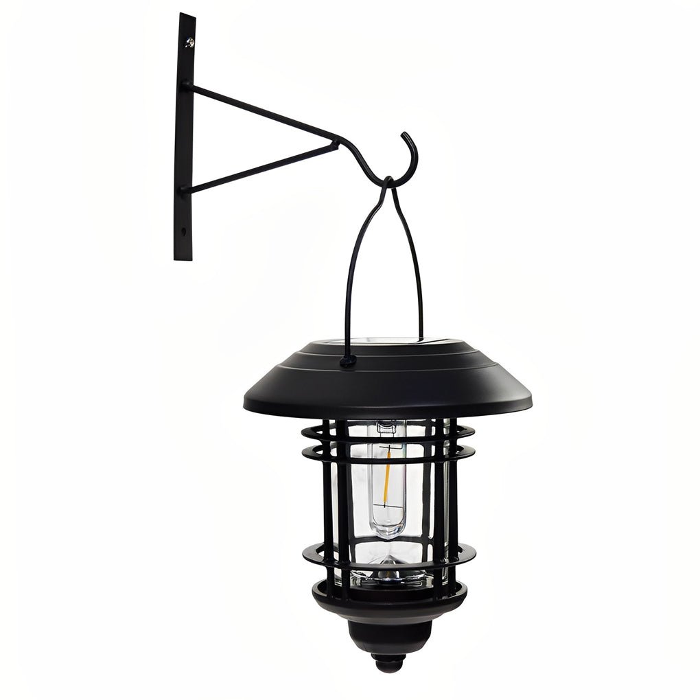 Udol Industrial Style Solar LED Outdoor Wall Lamp