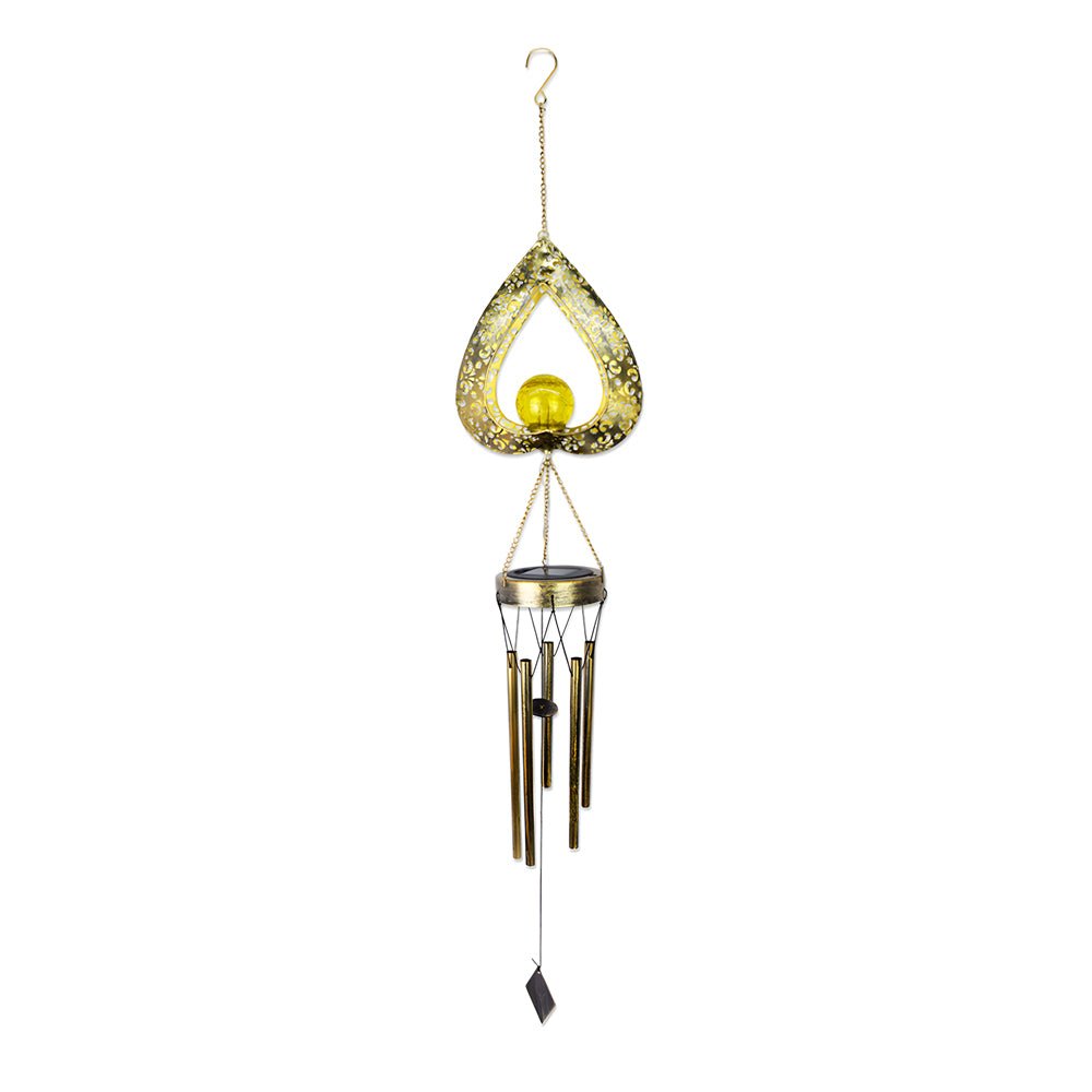 Griswo Heart Wind Chimes LED Outdoor Pendant Lights
