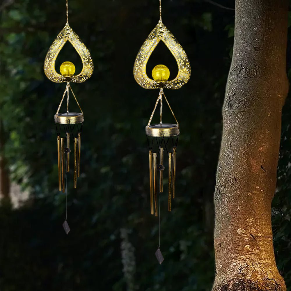 Griswo Heart Wind Chimes LED Outdoor Pendant Lights