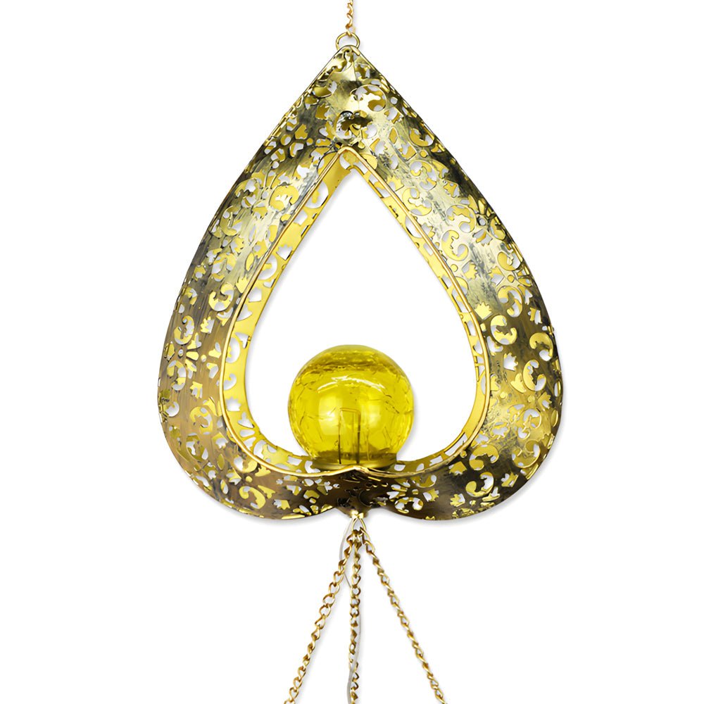 Griswo Heart Wind Chimes LED Outdoor Pendant Lights
