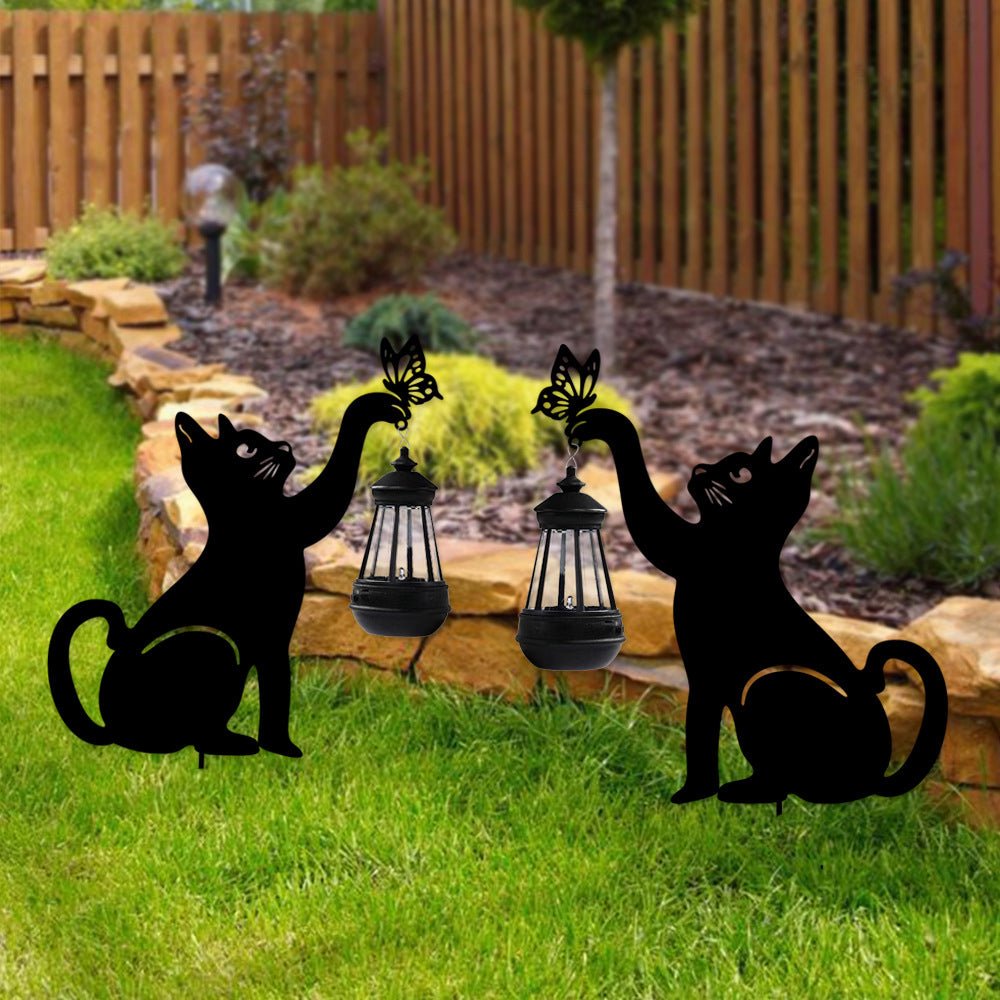 Maisie Silhouette Cat LED Outdoor Hanging Lights