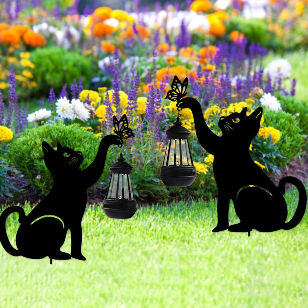 Maisie Silhouette Cat LED Outdoor Hanging Lights