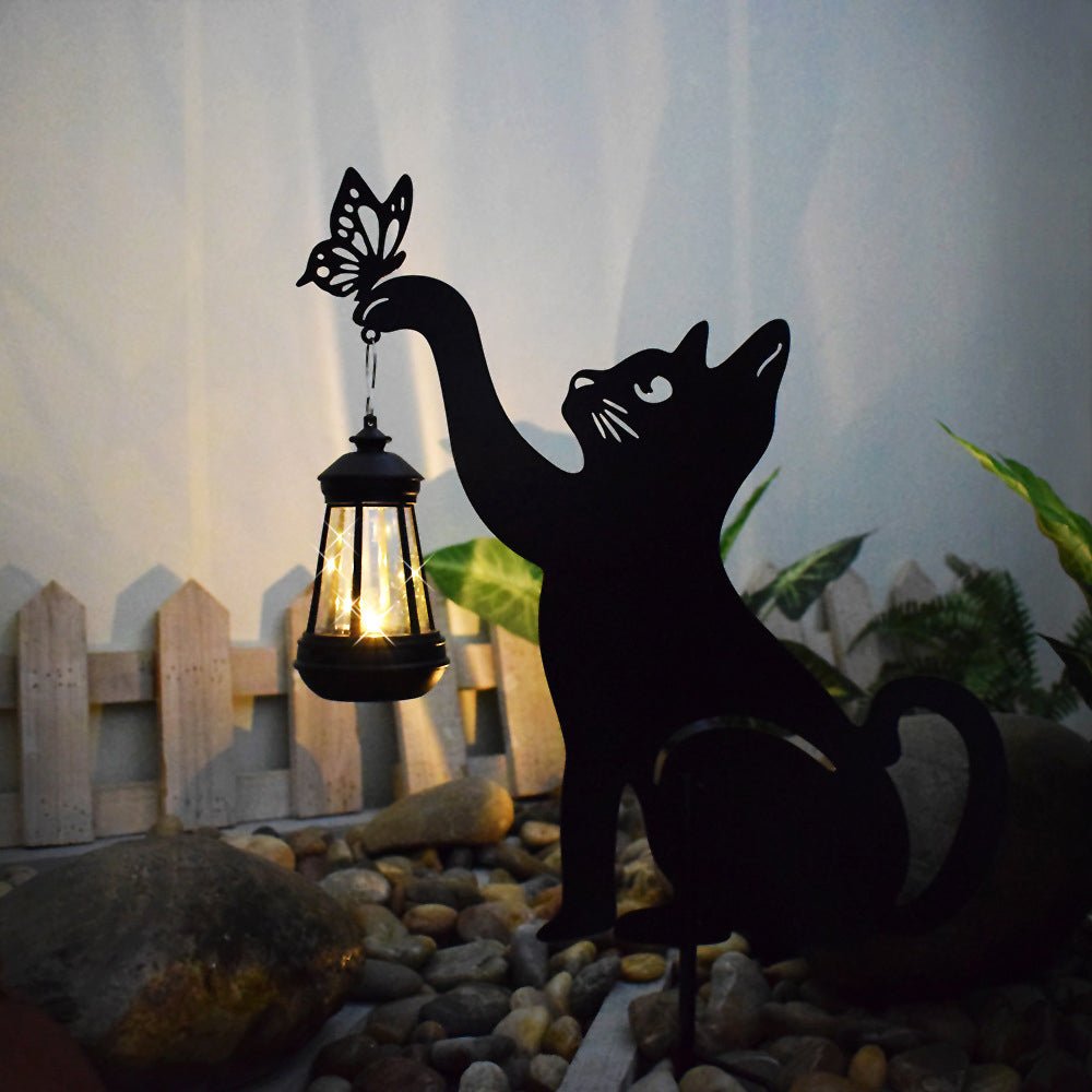 Maisie Silhouette Cat LED Outdoor Hanging Lights
