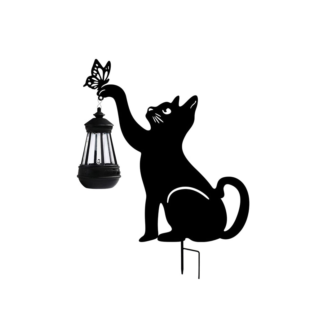 Maisie Silhouette Cat LED Outdoor Hanging Lights