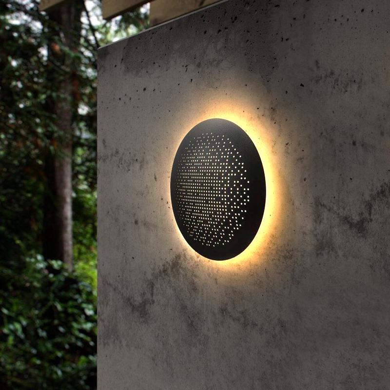 Olga Unique Circular Outdoor Wall Lights