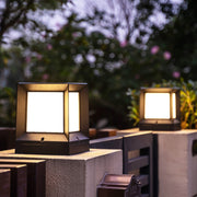 Penelope Creative Modern Outdoor Post Lamp