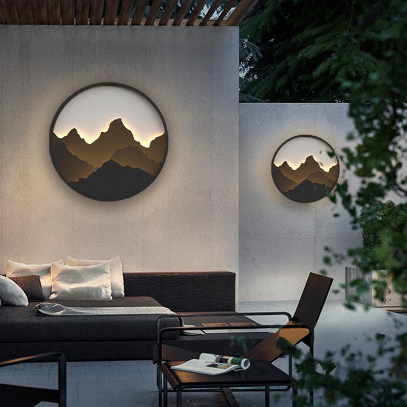 Andrea Scenery Decor Rustic Outdoor Wall Lights