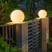 Belle Round Ball Moon Modern Resin Outdoor Light