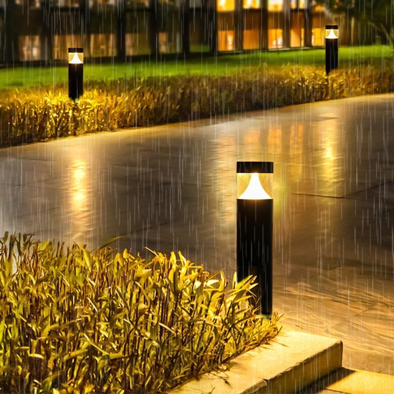 Fara Round Modern Outdoor Post Light