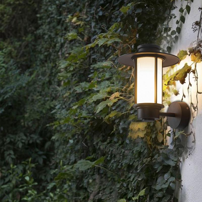 Tala Top Hats LED Retro Outdoor Wall Lights