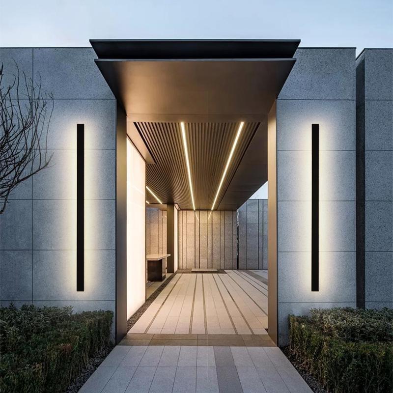Blai Linear Modern LED Outdoor Wall Lights