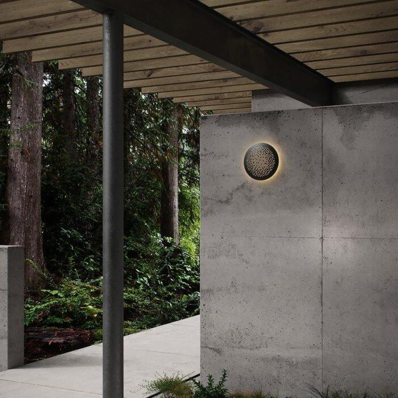 Olga Unique Circular Outdoor Wall Lights