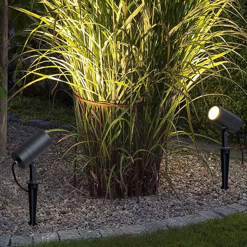 Quintana Adjustable Round Modern Glass Tree Spotlights