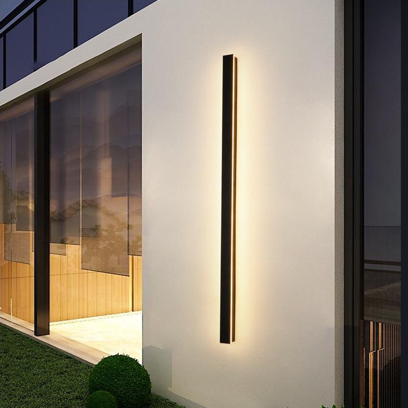 Blai Linear Modern LED Outdoor Wall Lights