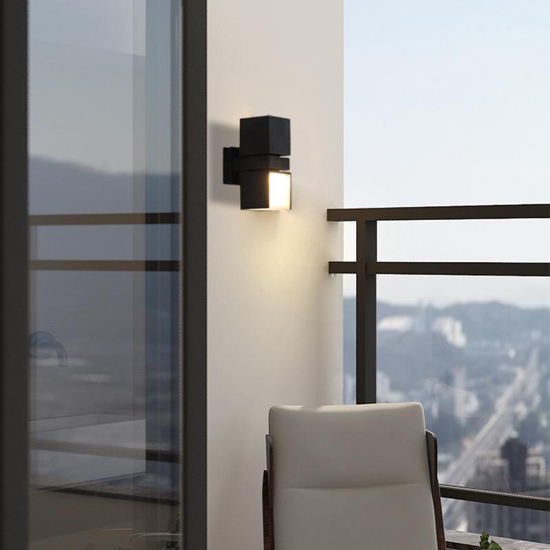 Hazel Adjustable Square Outdoor Wall Lights