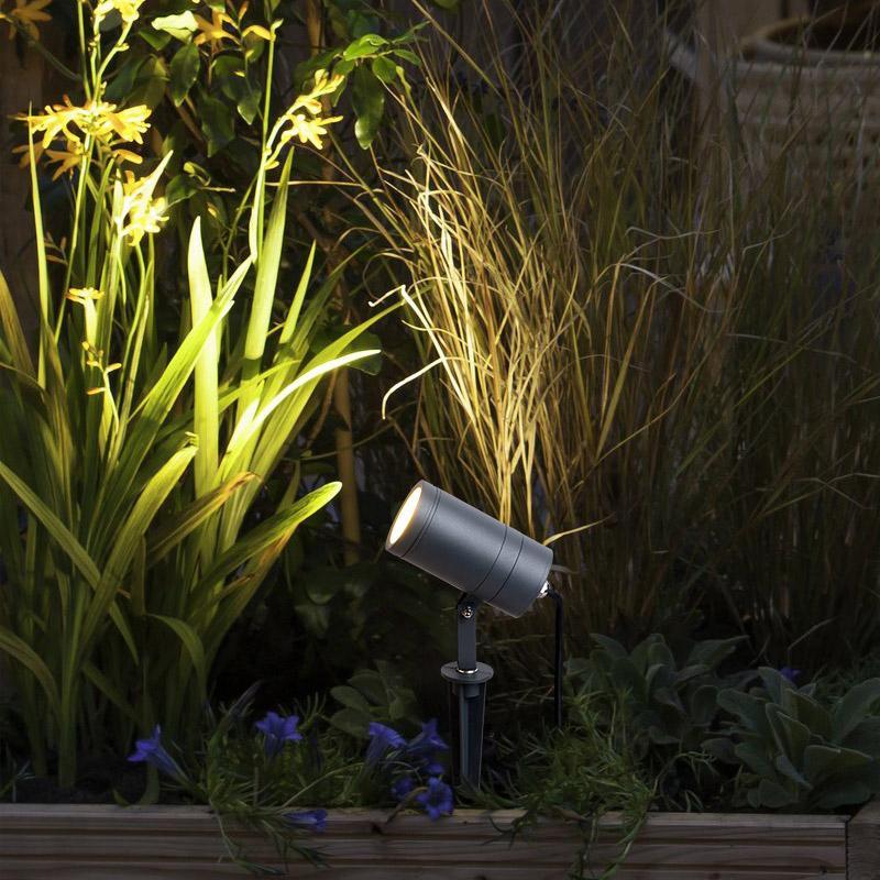 Quintana Adjustable Round Modern Glass Tree Spotlights