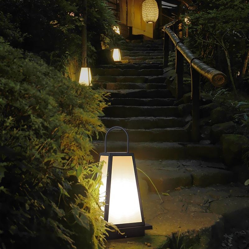 Weary LED Retro Black Outdoor Light Lanterns