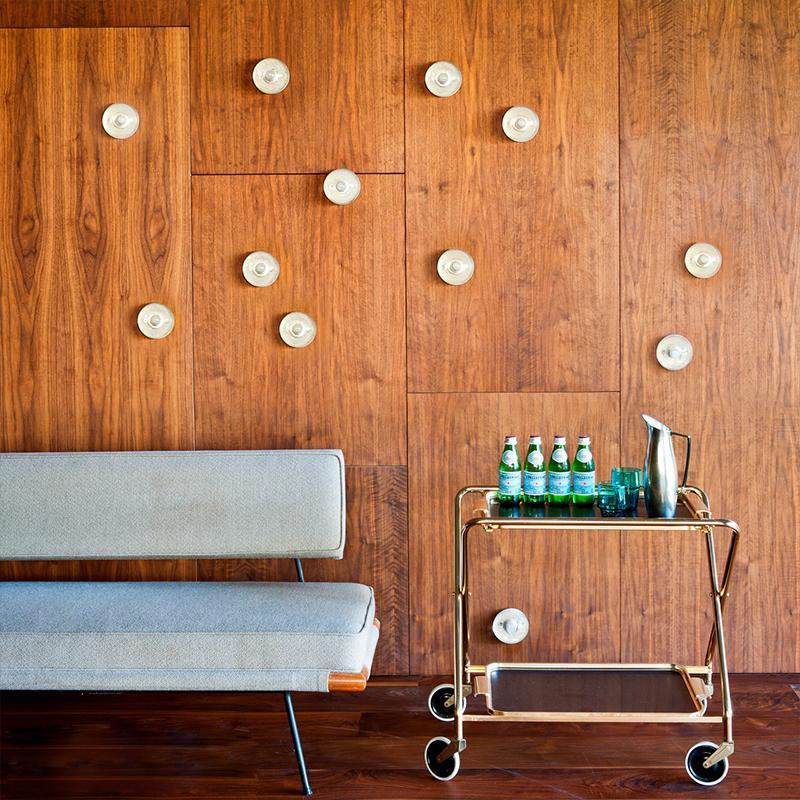 Tara Transparent Rustic LED Glass Outdoor Wall Lights