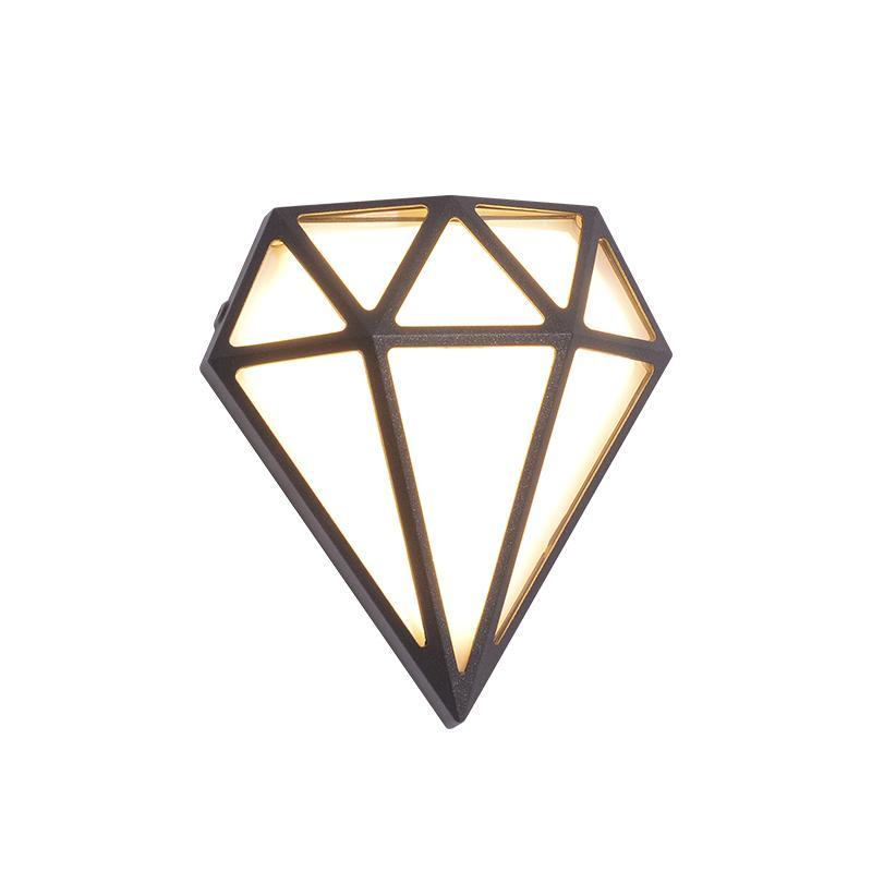 Rhombus Diamonds LED Outdoor Wall Porch Lights