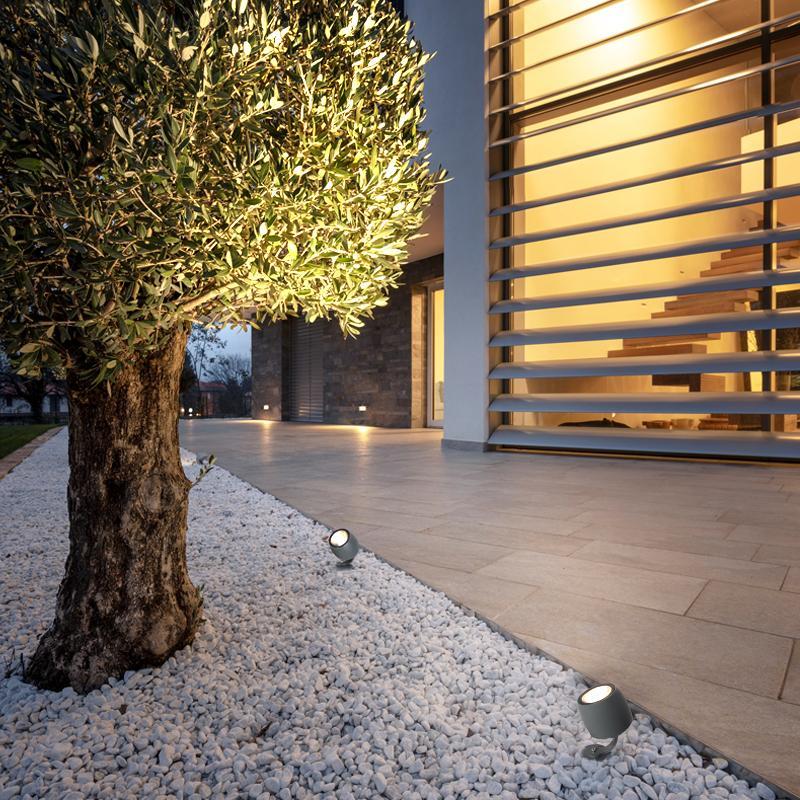 Rebecca Round Modern Tree Spotlights Outdoor Light