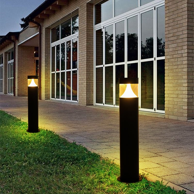 Fara Round Modern Outdoor Post Light