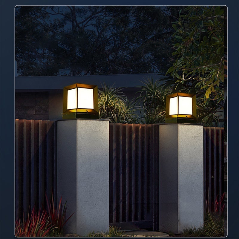 Penelope Creative Modern Outdoor Post Lamp