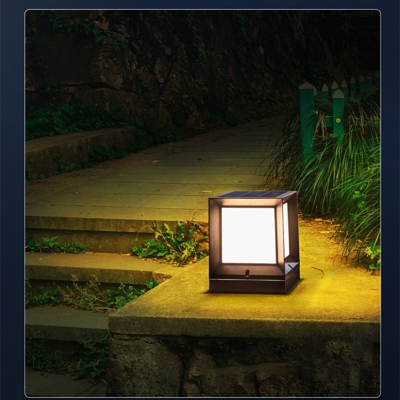 Penelope Creative Modern Outdoor Post Lamp