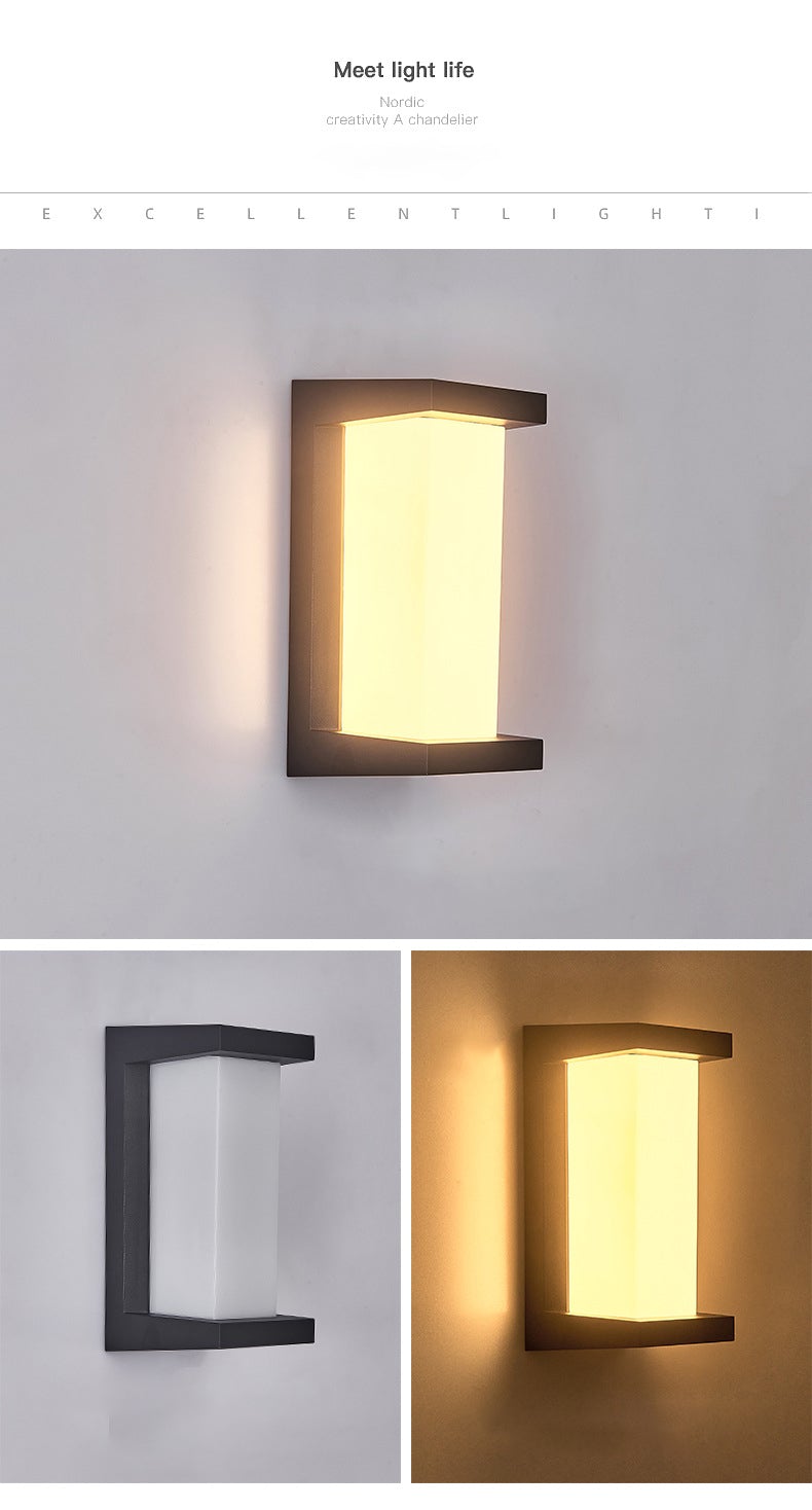 Dion Creative Geometric Modern Outdoor Wall Lights