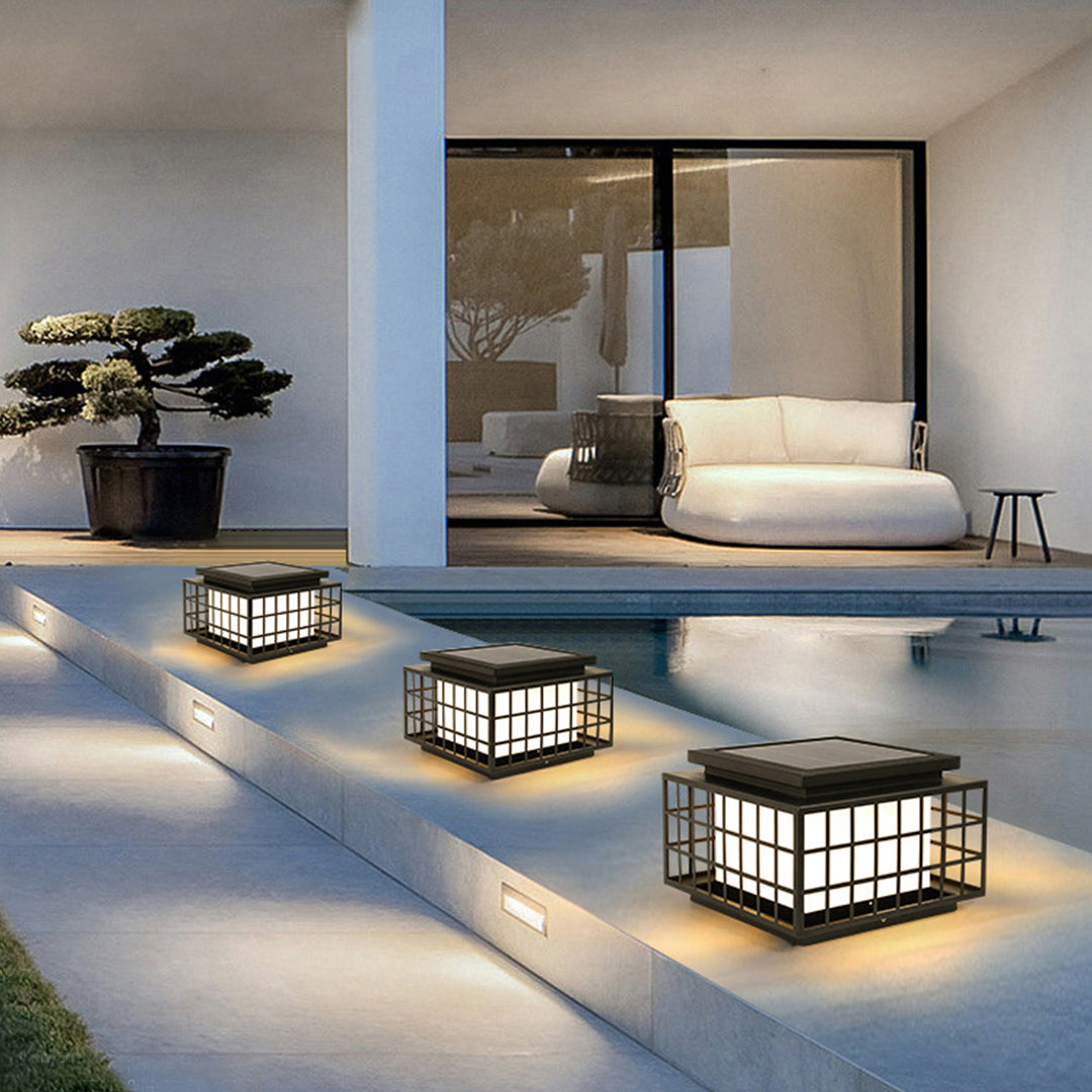Igor Modern Stainless Steel Outdoor Pillar Lights