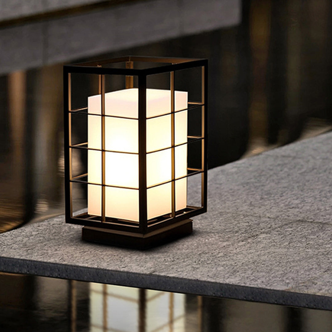 Blac Modern Unique Stainless Steel Outdoor Floor Lamp