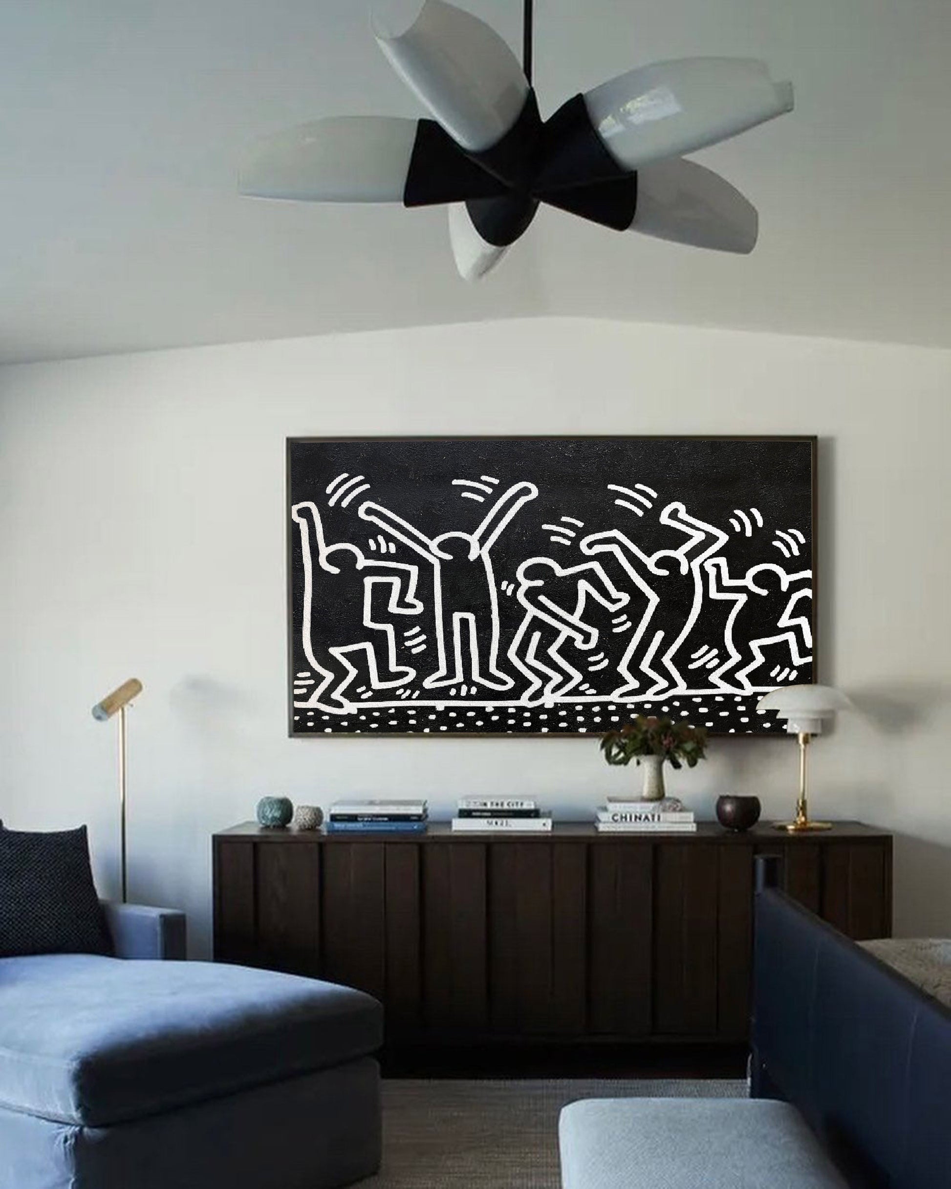 Keith Haring Style Painting KS009 - Neutralighting
