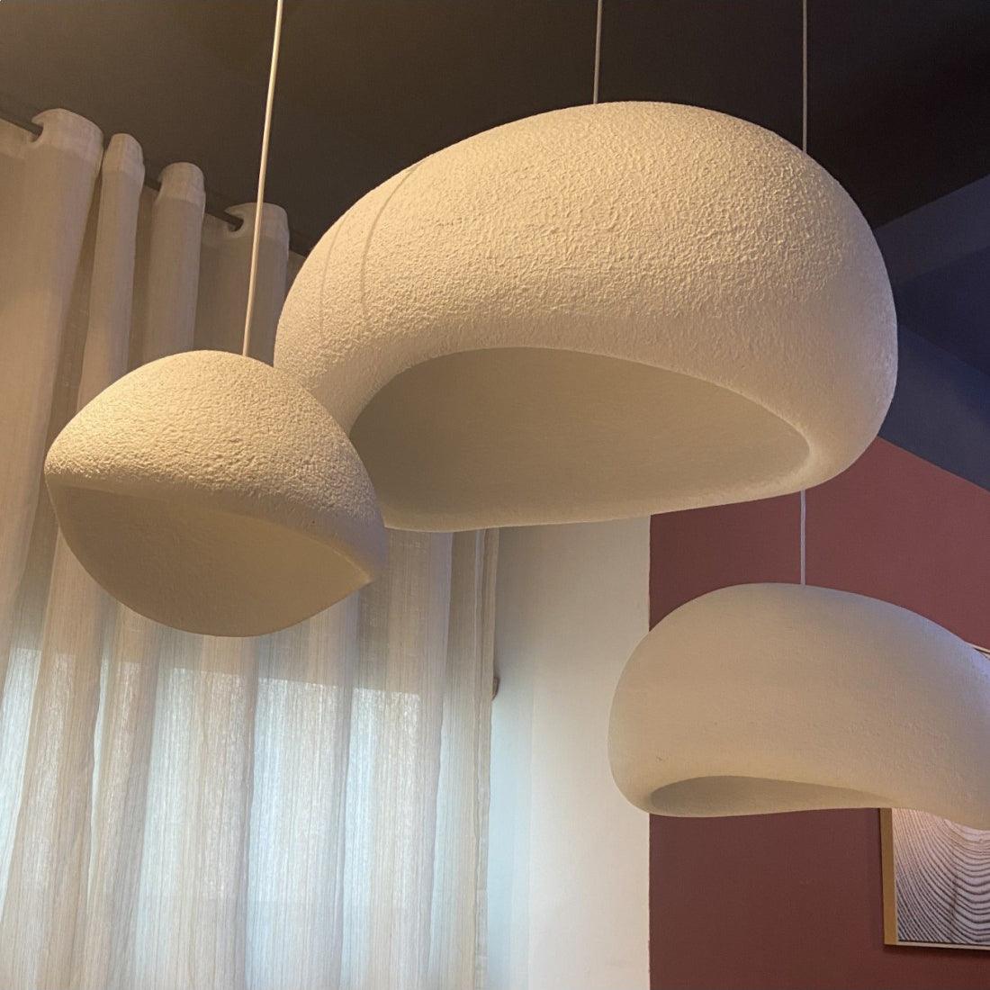 Lustra Chandelier Rough Combination Wabi-Sabi-Neutral Decor