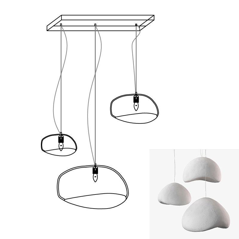 Lustra Chandelier Rough Combination Wabi-Sabi-Neutral Decor
