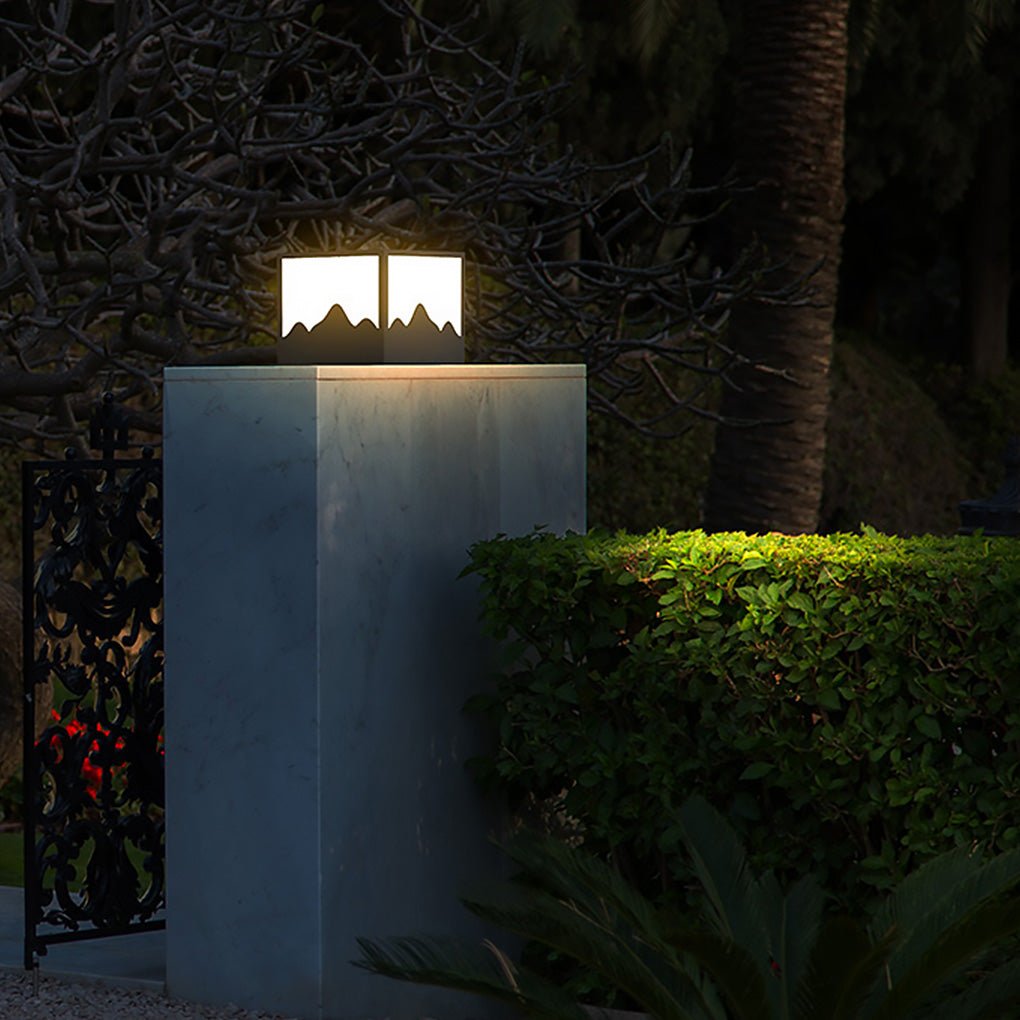 Leo Landscape Silhouette LED Steel Outdoor Post Light