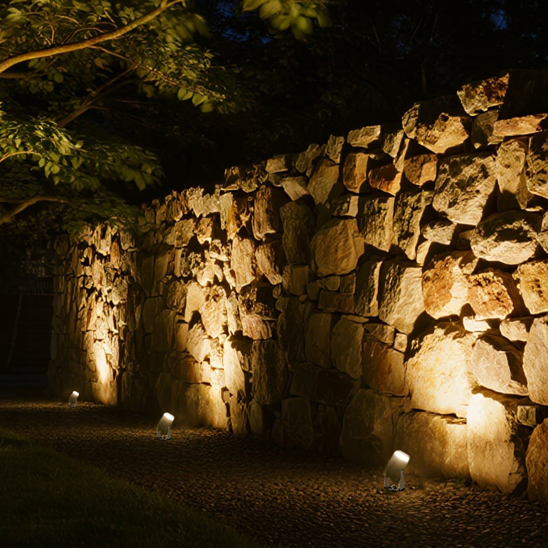 Meris LED Landscape Glass Outdoor Stakes Lights