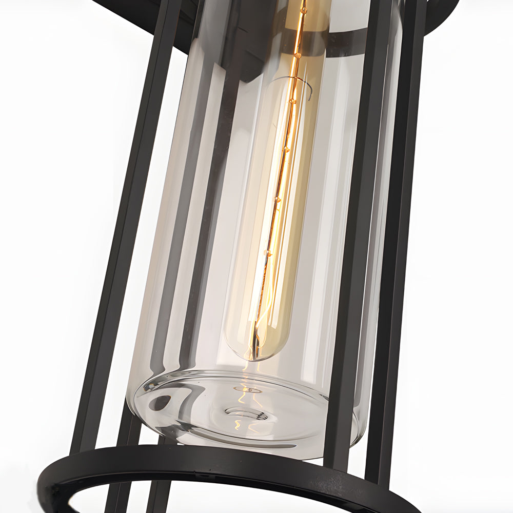 Selena Lampshade Design Glass Outdoor Wall Sconce Light