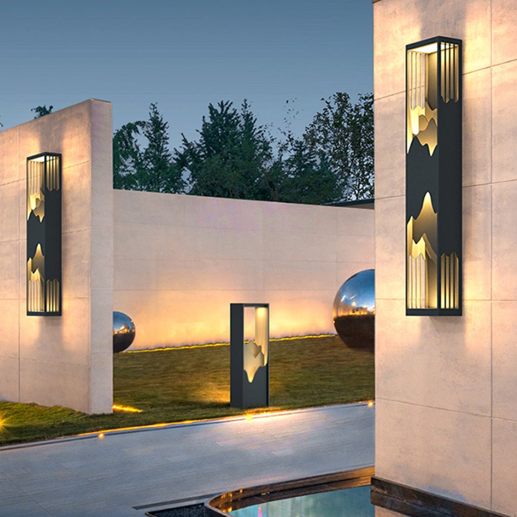 Selna Scenery LED Solar Stainless Outdoor Porch Lights