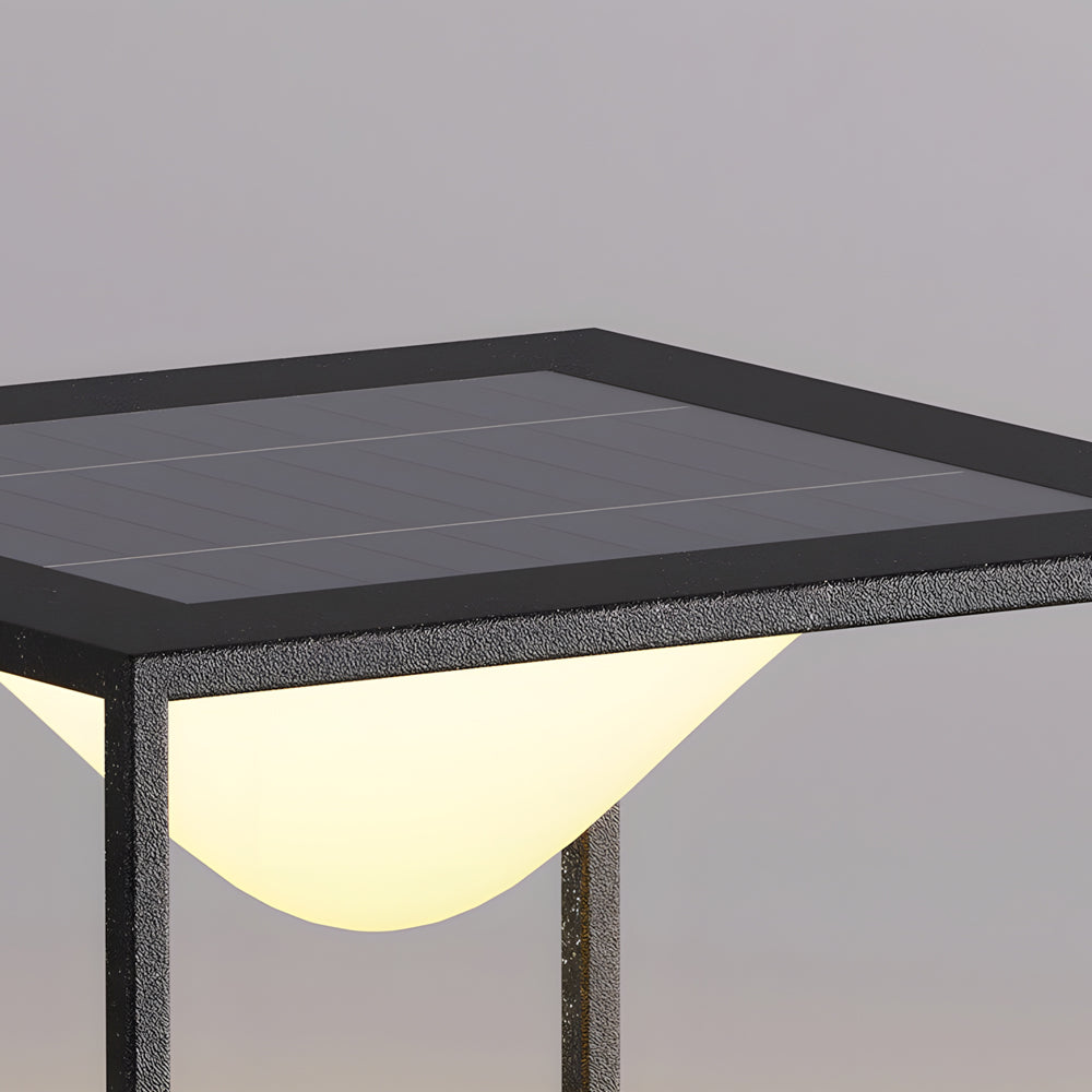 Winston Square Pillar Stainless Steel Outdoor Post Light
